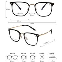 Titanium + plastic TR90 extralight frame MAMO T23129