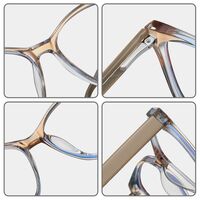 TR90 plastic frame or glasses with blue light protection, with spring hinges FA87219