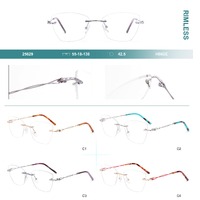 Оправа металлическая безободковая Big City 25629