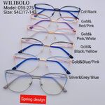 Оправа металлическая ультратонкая женская с флексом Wilibolo G95-275