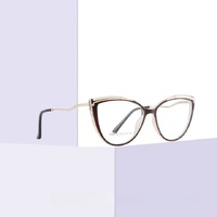TR90 plastic frame or glasses with blue light protection, with spring hinges FA87112