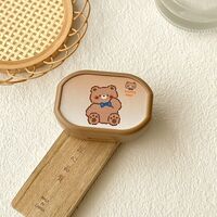 Mini soft contact lens kit TZ009咖啡熊
