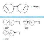 Оправа для очков металлическая мужская с флексом MM1035