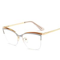 Metal glasses with blue light and UV protection 9706-GT