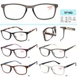 Ready-male plastic frame glasses Vizzini V7163, white lens, diopters from +1.00 to +4.00 (step 0.25) to +6.0 (0.50)