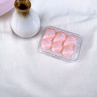 Набор для мягких контактных линз + 3 контейнеров для хранения ZZ-701透明三副装