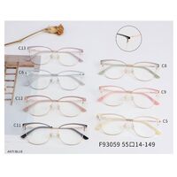 Оправа комбинированная (металл + TR90) с линзами Blue Ray Cut MAMO F93059