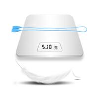 Silicone string eyeglasses holder 27 cm, hole 3*5 mm