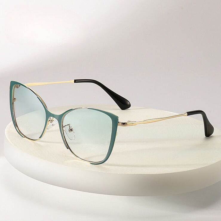 Metal sunglasses with UV400 protection 9713-2-GT