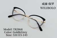 Metal + TR90 ultrathin women's frames with spring hinges Wilibolo TR3068