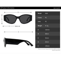 Plastic cat-eye sunglasses for women Elit 9181-EL
