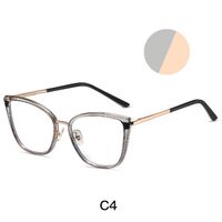 Combined frame (metal + TR90) or glasses with blue light protection, with spring hinges FA87101