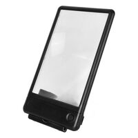 Magnifier with universal backlight, magnifying glass on a stand 8097, size: 215*135 mm, magnification: 4Х