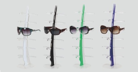 Glasses stand with 6 slots HD006