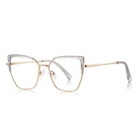 Оправа женская металлическая + пластик TR90, линзы-блюблокеры с защитой от ультрафиолета и синего света More FCS3156
