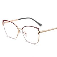 Metal glasses with blue light and UV protection 9707-3-GT