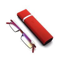 Очки-пенсне пластиковые для чтения с футляром 货号, диоптрии от +0.00 до +4.00, РМЦ=62-64