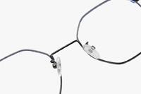 Metal eyeglasses for reading V8600 with blue ray cut protection, diopters from 0.00 to -6.00, not centered