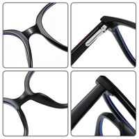 TR90 plastic frame or glasses with blue light protection, with spring hinges FA87214