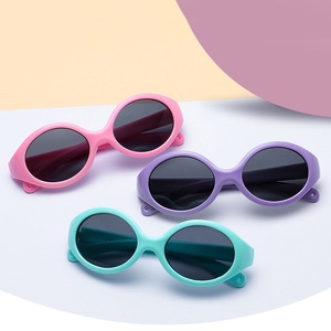 Polarized silicone sunglasses with UV400 protection for kids T1878