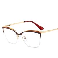 Metal glasses with blue light and UV protection 9706-GT