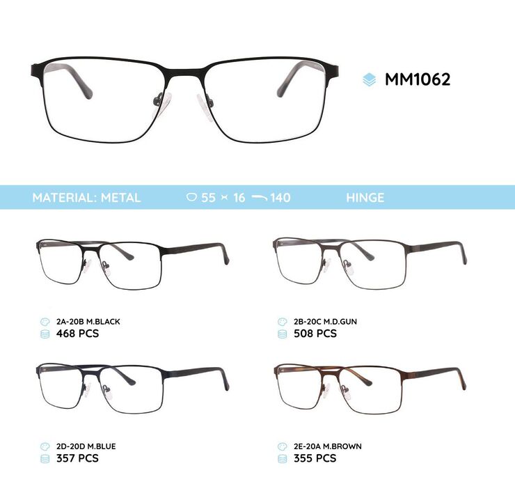 Оправа для очков металлическая мужская MM1062