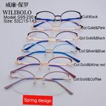 Nylor metal ultrathin frames Wilibolo, with spring hinges G95-230