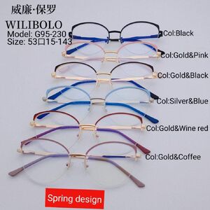 Nylor metal ultrathin frames Wilibolo, with spring hinges G95-230