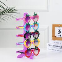 Floor glasses stand - display for children's optics corner with 3/4/5/6 slots JS-C230312