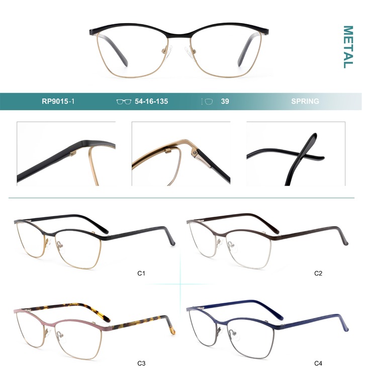 Оправа для очков металлическая с флексом Big City RP9015-1