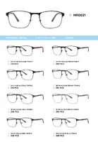 Metal frame with temples made of TR-90 material MR0021