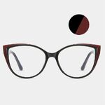 TR90 plastic frame or glasses with blue light protection, with spring hinges FA87224