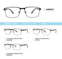 Металлическая оправа с дужками из материала TR-90 MR0011