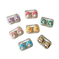 Mini soft contact lens kit retractable W806-04长发人头