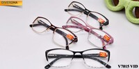 Women's metal eyeglasses with flex hinges Vizzini V7015