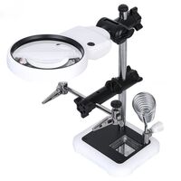 Tabletop multifunctional magnifying glass with backlight 16129AC-XX, magnification: 3,5X, 5,25X
