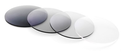 Фотохромные серые пластиковые линзы индекс 1,56 с покрытием UV400