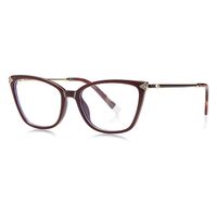 Plastic women's TR90 frame for glasses with UV and Blue Ray Cut protection More LS234