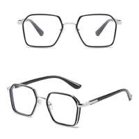 Очки металлические для дали V6030 с защитой от синего света Blue ray cut, диоптрии от 0.00 до -6.00, не центрованные