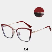 Combined frame (metal + TR90) or glasses with blue light protection, with spring hinges FA87258
