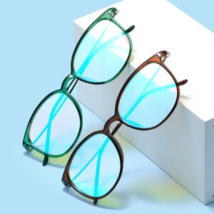 Очки из материала TR90 с защитой от синего света Blue Block для дальтоников, с футляром KY872-2色盲眼镜