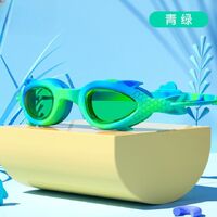 Swimming waterproof anti-fog goggles for kids (3-14 years), with silicone cap, YJ627-YU