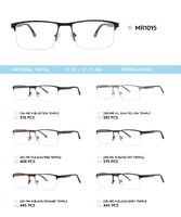 Металлическая оправа с дужками из материала TR-90 со встроенным флексом MR1015