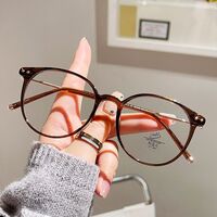 Очки гибридные с шарнирной резьбой, металл + TR90, с защитой от синего света Blue Block FENQI F1257