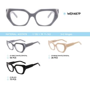 Plastic acetate eyeglasses frame for women WD1487P