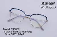 Metal +TR90 ultrathin frames with flex hinges Wilibolo TR3007