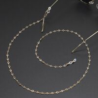 Metal non-slip chain gold round for glasses and masks GL331