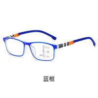 Plastic glasses for reading, with Blue ray cut protection, multifocal, diopters from +1.00 to +4.00, RMC=62-64, KY2828-2多焦点
