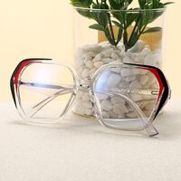 Plastic frame with anti-blue light protection lenses, with spring hinges Elit 5728-EL