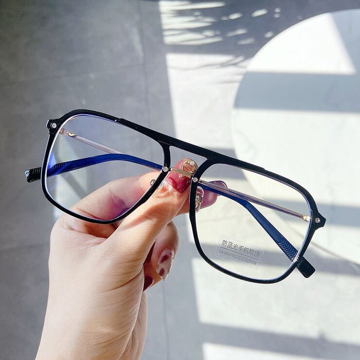 Combined frame (metal + TR90) with Blue Ray Cut protection lenses MAMO M2075